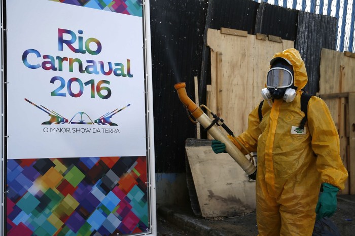 DISINFECTION CAMPAIGN TO FIGHT AGAINST ZIKA VIRUS AHEAD OF RIO CARNIVAL